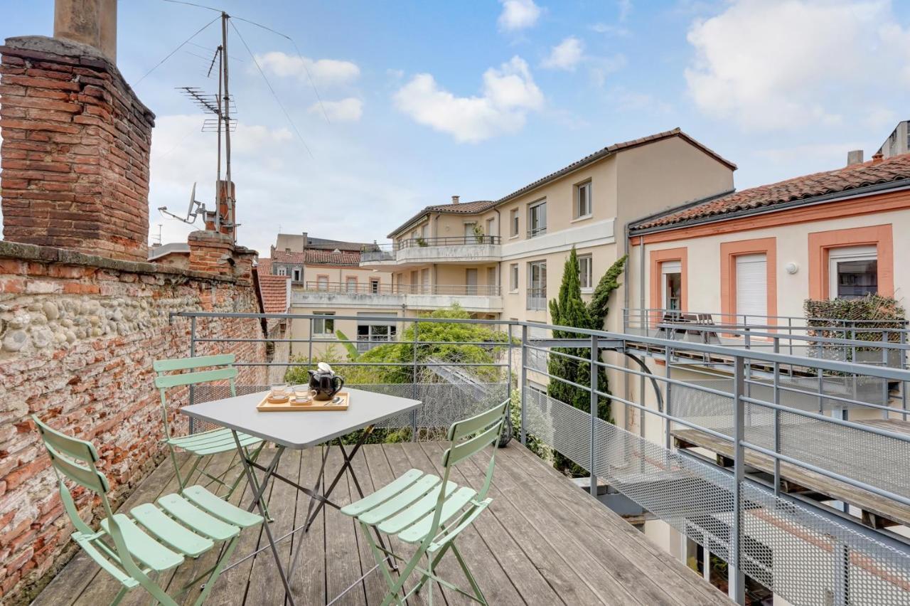Terrasse Riquet - En Plein Coeur De Toulouse Appartement Buitenkant foto